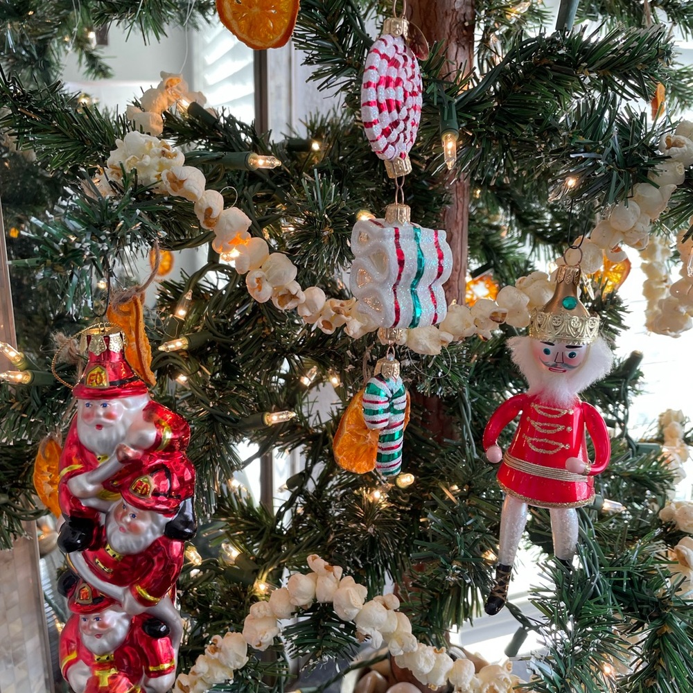 Vintage Tree Topper and Ornaments